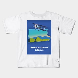 Imperial county California Map Kids T-Shirt